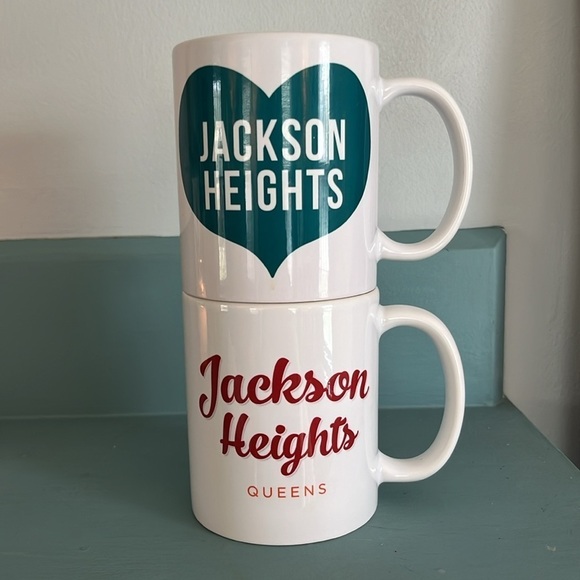 2 Jackson Heights Queens Mugs - Picture 4 of 6